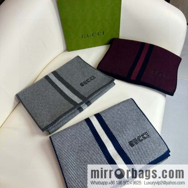 a1697553850454_3683-800x800zx5pt2csii232539_20250626031033.jpg GUCCI imported knitted cashmere, high-end men\'s scarf