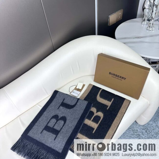 Burberry 2023 new double-sided cashmere scarf