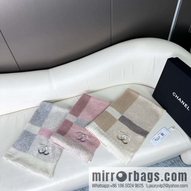 CHANEL 2023 new cashmere knitted scarf