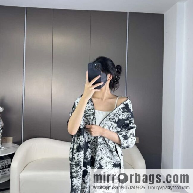 DIOR Sauvage printed scarf