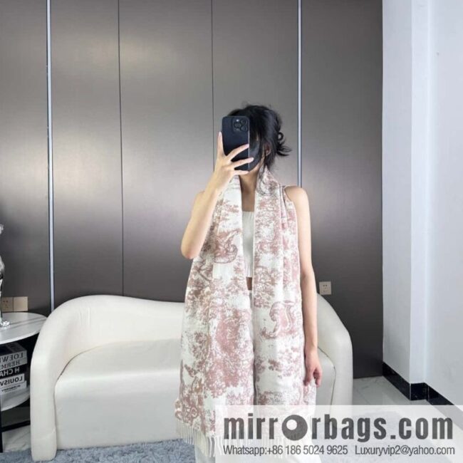 DIOR Sauvage printed scarf