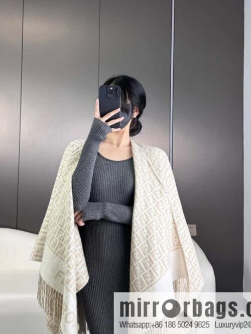 FENDI Fendi FF alphabet cape