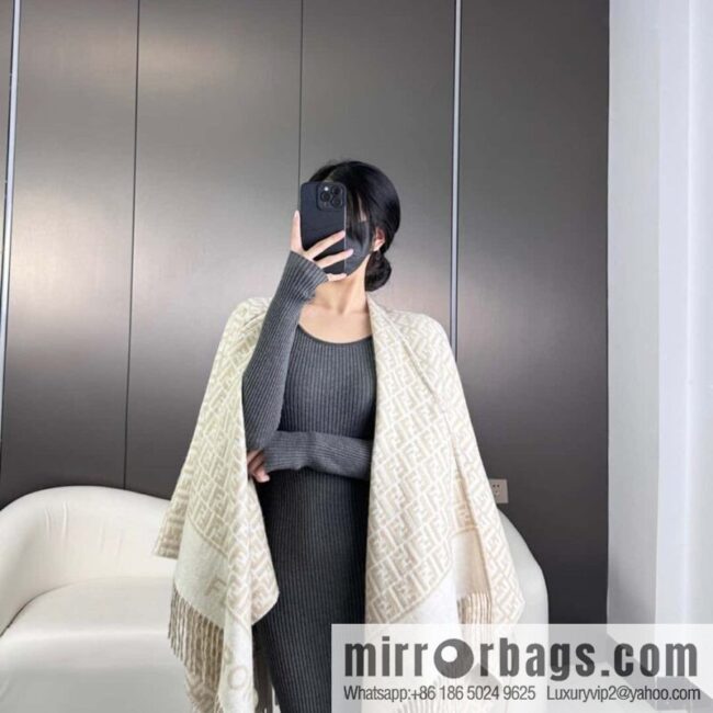 FENDI Fendi FF alphabet cape