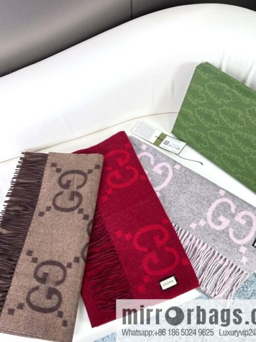 a1704304999311_6437-800x800lihda3ay32e8248_20250625134731.jpg GUCCI Big G Tassel, Classic Double Big G Double Sided Jacquard Tassel Scarf
