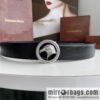 STEFANO RICCI Stephen Raunich Counter Stainless Steel Eagle Head Double Ring Inlaid Diamond Embellished Buckle 3.8cm First Layer Cowhide Fine Imitation Crocodile Leather Belt