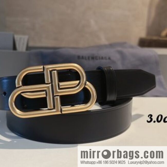 Balenciaga Balenciaga 3.0cm Lock BB Belt