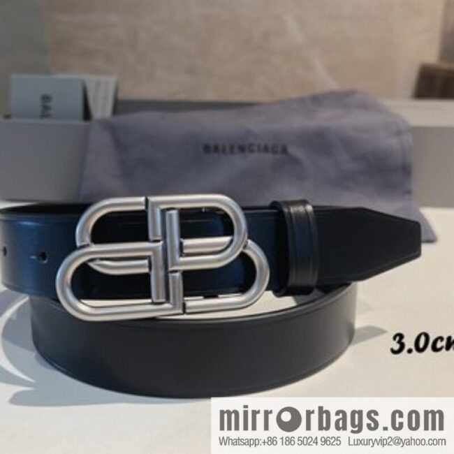 Balenciaga Balenciaga 3.0cm Lock BB Belt