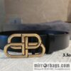 Balenciaga Balenciaga 3.5cm Lock BB Belt