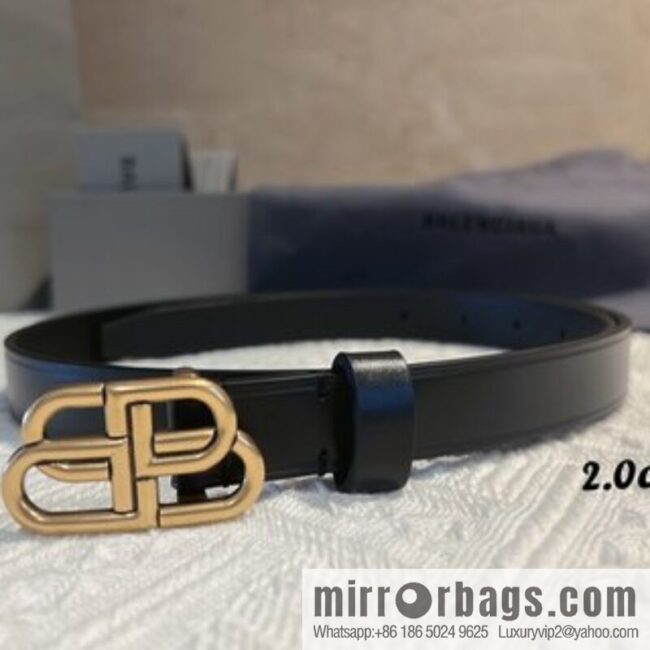 Balenciaga Balenciaga, lock BB belt 2.0cm