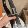 HERMES Agora Belt Buckle & Double Sided Leather Belt 32mm
