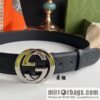 Gucci/Gucci Men\'s Interlocking Double G Metal Buckle Belt