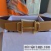HERMES, original order quality high quality men\'s 38mm width belt
