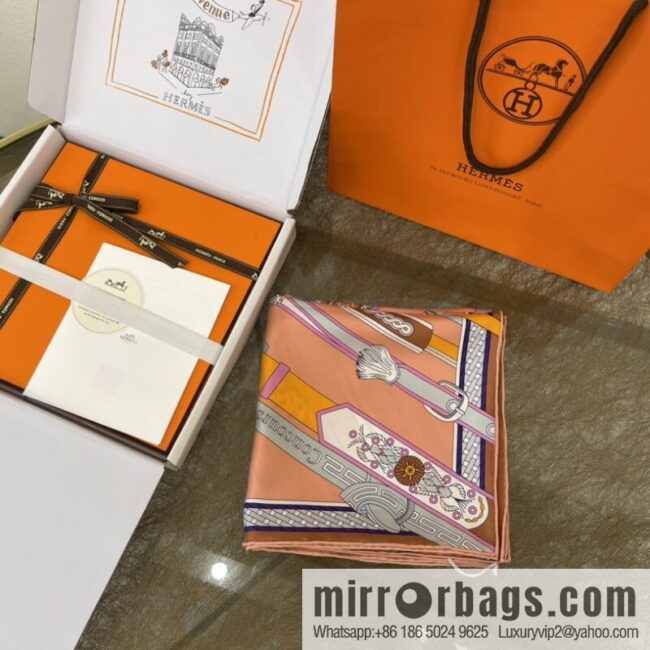 Hermes \"Stirrrup Competition\" 100% silk square scarf