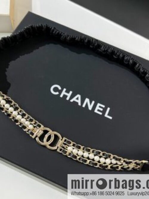 New ☑️ Chanel double c lambskin belt belt chain