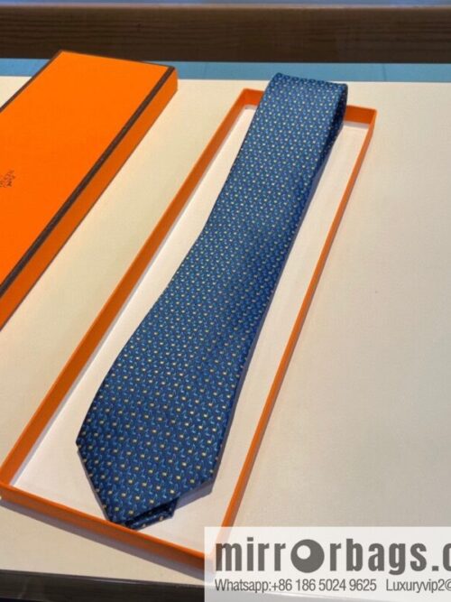 Hermes 100% Top Twill Silk Men\'s New Tie