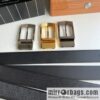 Zegna, black imported cowhide material belt men 3.5cm
