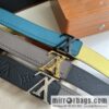 LV/Louis Vuitton Monogram lnitiales Color. Blocks Double Sided Belt 40mm