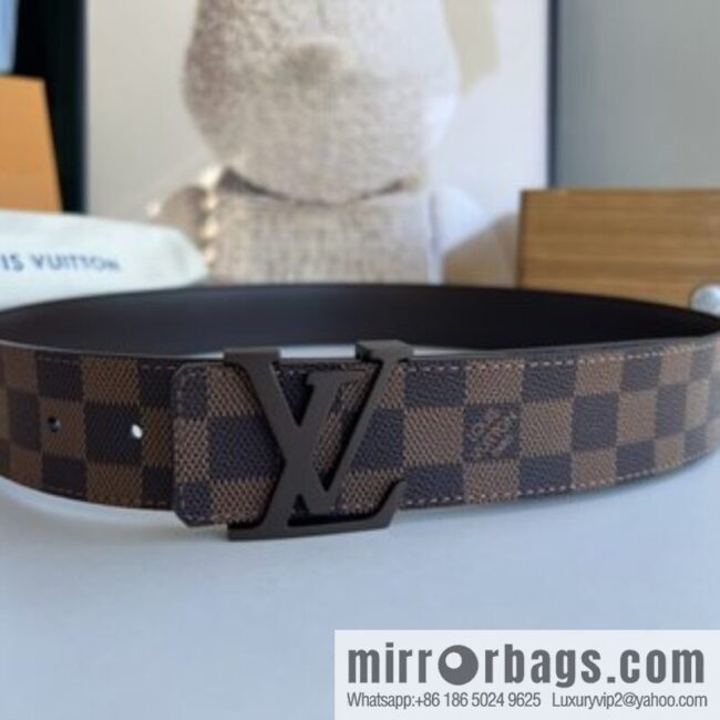 LV/Louis Vuitton Monogram Canvas. Damier Canvas Men\'s Belt