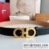 Ferragamo 2022 latest style men\'s business belt 3.5cm