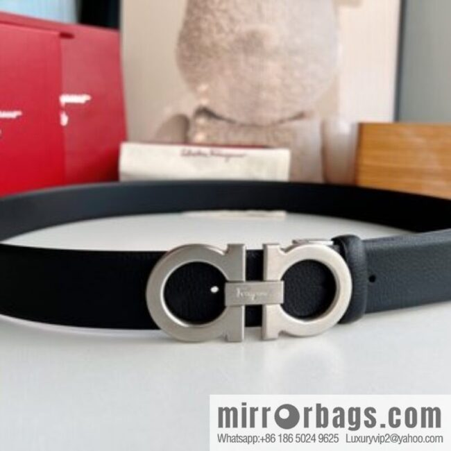Ferragamo 2022 latest style men\'s business belt 3.5cm