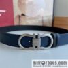 i1660705028_1295_0-800x800vssvfide1cm63586_20250630102744.jpg Ferragamo Ferragamo, Exquisite 8-Figure Metal Clip Buckle Men\'s 3.5cm Belt
