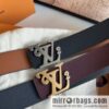 LV/Louis Vuitton, exquisite craftsmanship presents luxury and exquisite men\'s 4.0cm belt