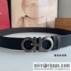 Ferragamo Ferragamo, Fortune 8-figure buckle belt 3.5cm