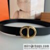 Hermès, hollow metal buckle, double-sided delicate cowhide belt 38mm