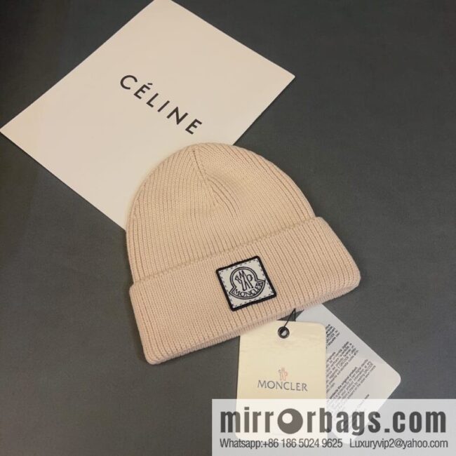 Moncler explosive personality LOGO knitted hat