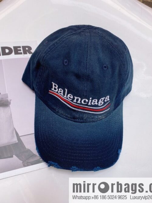 BALENCIAGA Balenciaga\'s new shampoo gray brim letter logo baseball cap