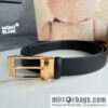 Zegna ZEGNA exquisite metal pin buckle first layer cowhide belt 3.5cm