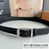 Zegna ZEGNA exquisite metal pin buckle first layer cowhide belt 3.5cm