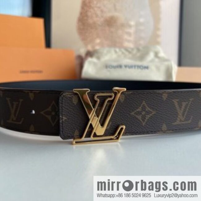 LV/Louis Vuitton 2022 new men\'s business belt 4.0cm