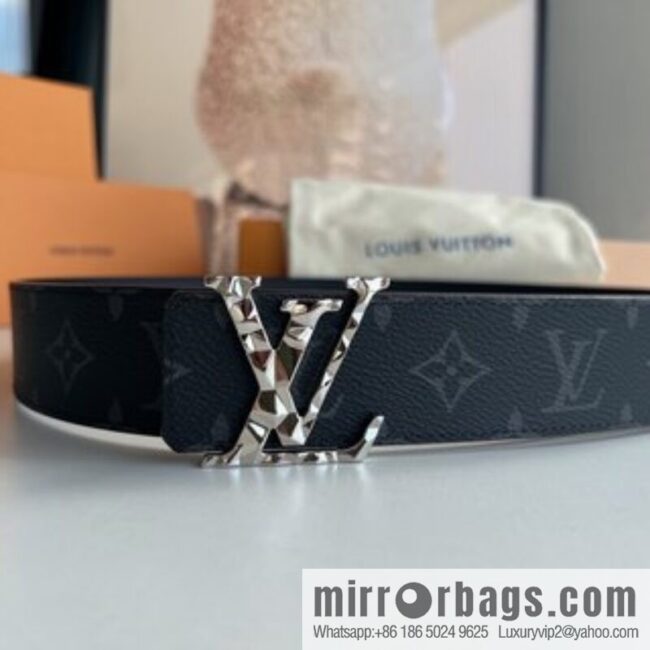 LV/Louis Vuitton 2022 new men\'s business belt 4.0cm