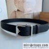 PRADA/PRADA, cowhide double-sided color scheme men\'s 3.5cm belt