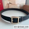 Cartier Cartier, stainless steel with diamond pin buckle with first layer cowhide men\'s 3.5cm belt