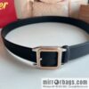 Cartier Cartier, stainless steel with diamond pin buckle with first layer cowhide men\'s 3.5cm belt