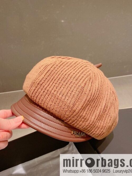 Prada 2022 autumn cap military cap