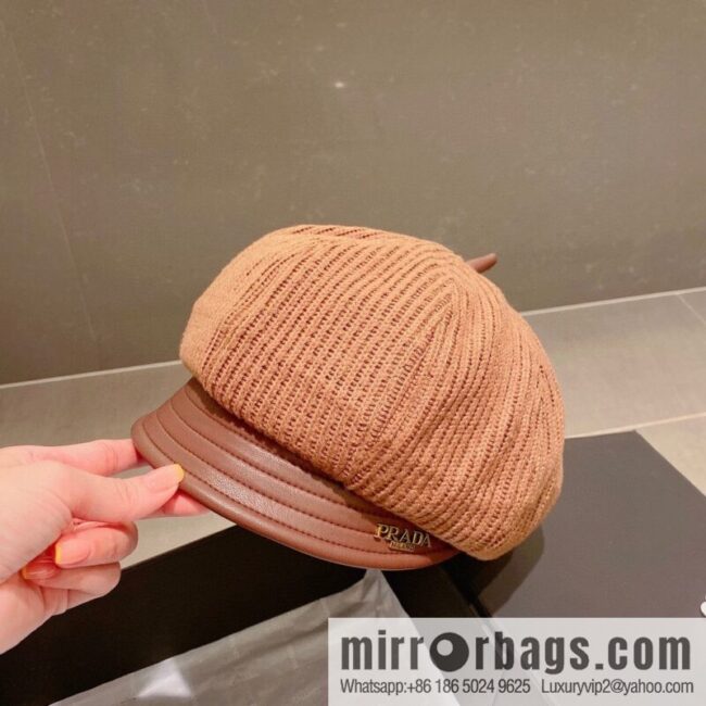 Prada 2022 autumn cap military cap