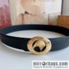 STEFANO RICCI STEFANO RICCI STEFANO LAWNICH Classic Stainless Steel Eagle 🦅 Logo Wear Metal Buckle Top Cowhide Belt 3.8cm