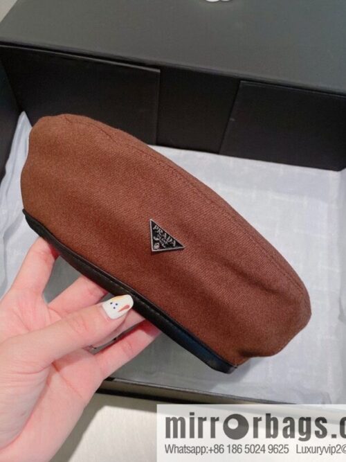Prada 2022 autumn and winter new wool beret