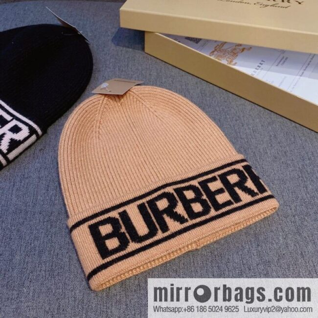 Burberry 2022 autumn and winter new unisex wool hat