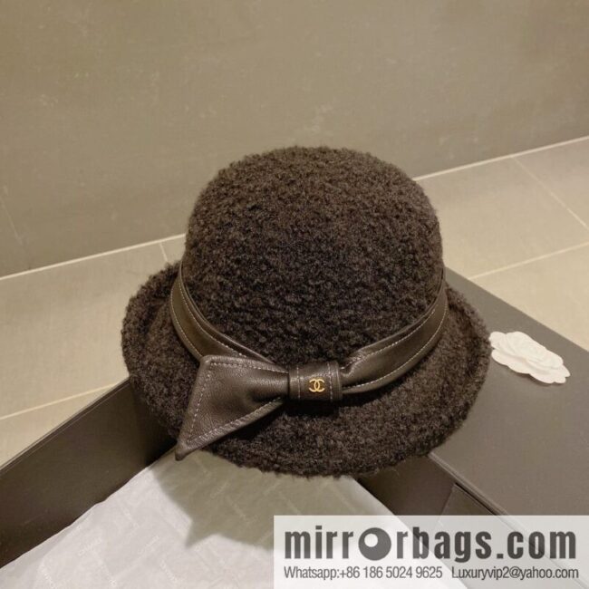Chanel 2022 autumn and winter new wool basin hat