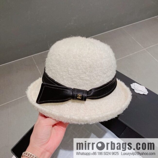 Chanel 2022 autumn and winter new wool basin hat