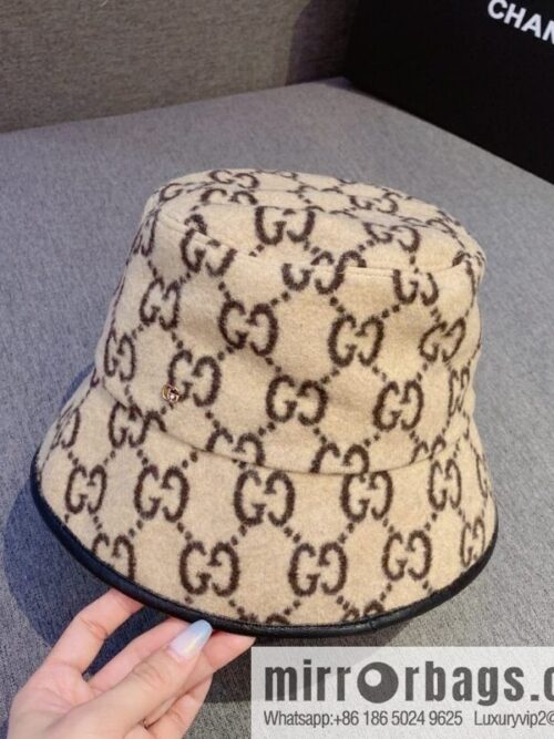GUCCI Gucci 2022 autumn and winter new wool bucket hat