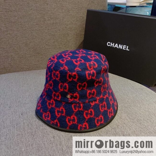 GUCCI Gucci 2022 autumn and winter new wool bucket hat