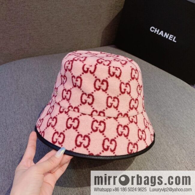 GUCCI Gucci 2022 autumn and winter new wool bucket hat