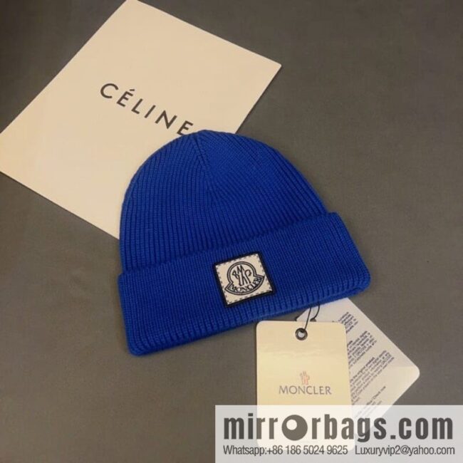 Moncler explosive personality LOGO knitted hat
