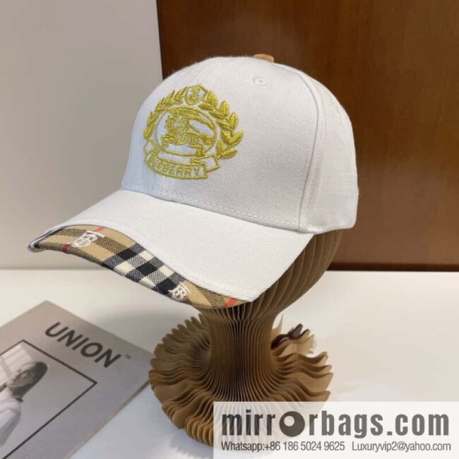 Burberry simple embroidery original baseball cap