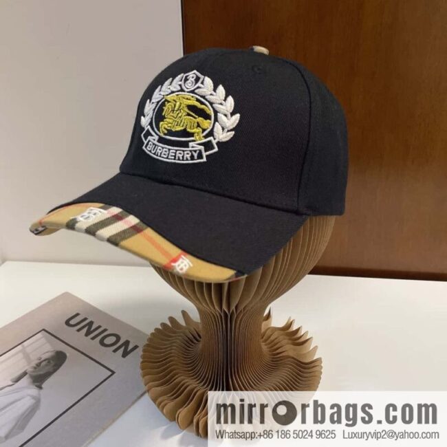Burberry simple embroidery original baseball cap